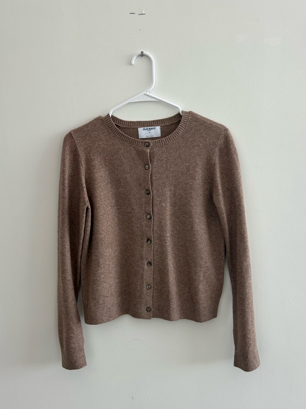 Old Navy Chestnut Brown Button-Up Cardigan